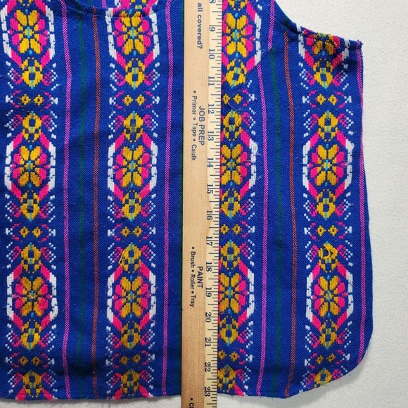 Jen's Pirate Booty for Free People Embroidered Tank Royal Blue Tribal Size M / L - Picture 3 of 6